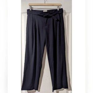 A.L.C. | Women's Leo Belted Pleat Front Pant in Evening Blue